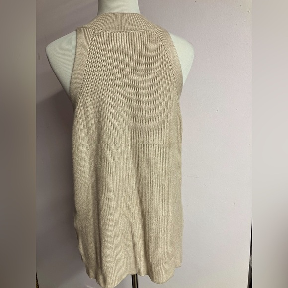 Women’s Knit Halter-Style Top, XXL, Khaki - Picture 2 of 4